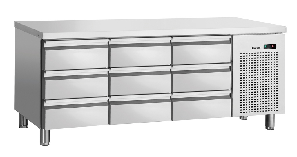 Kühltische S9-100, mit Aufkantung