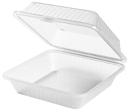 Mehrweg-Menüschalen, hoher Deckel