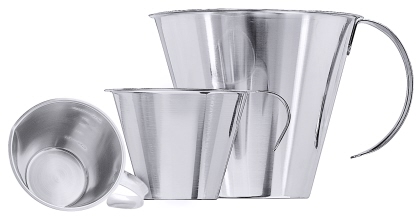 Messbecher, ohne Fuß