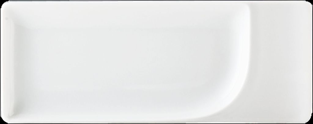 Servierplatten FINE DINING rechteckig, mit Fahne