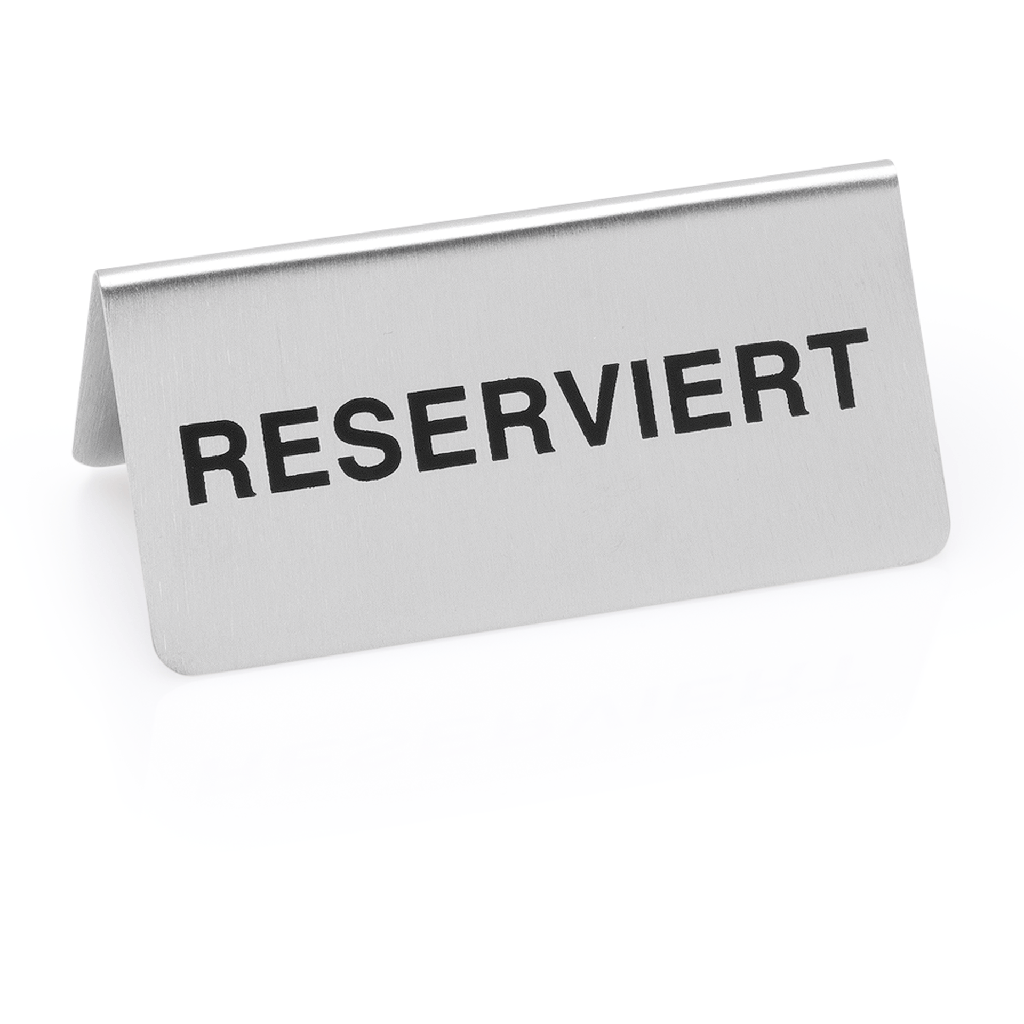 Reserviertschild