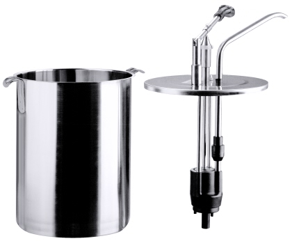 Dispenser / Dosierspender, rund mit Griffen