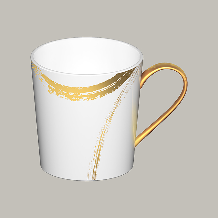 Becher GOLD STROKE