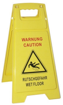 Warnschild, Rutschgefahr