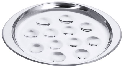 Schneckenplatten, für 12 Schnecken