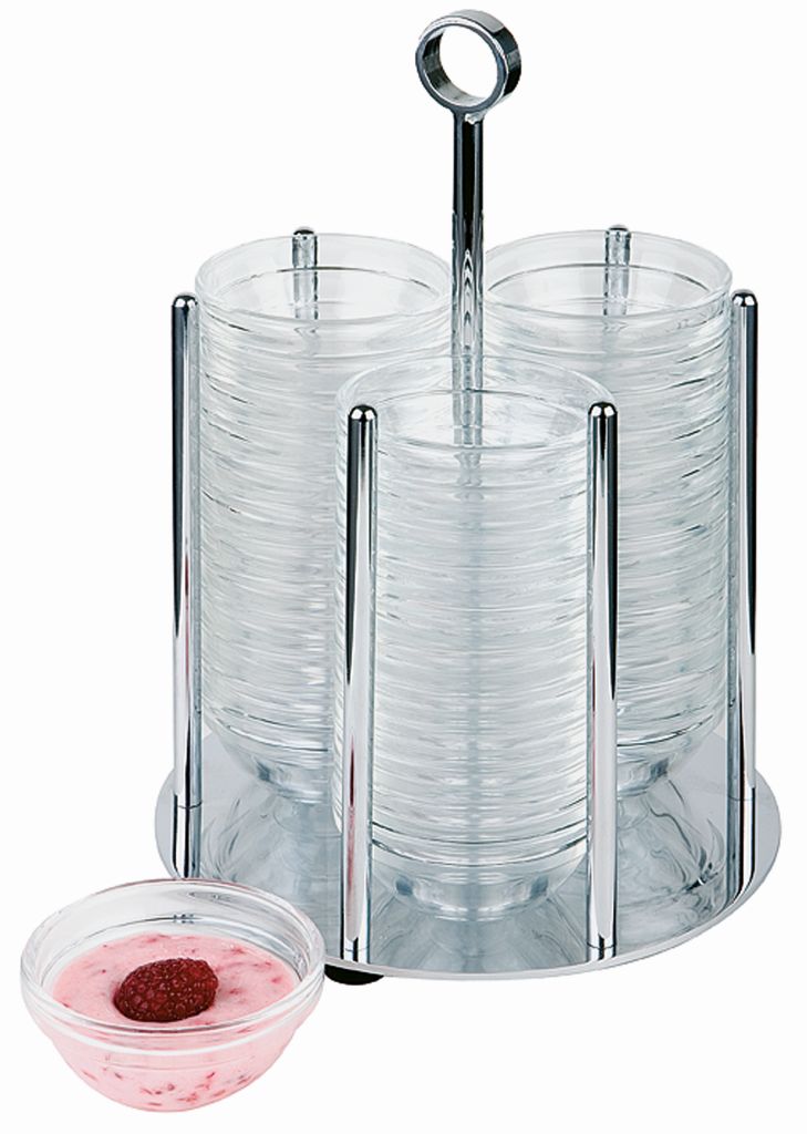 Schälchenspender 'Mini', mit Glas