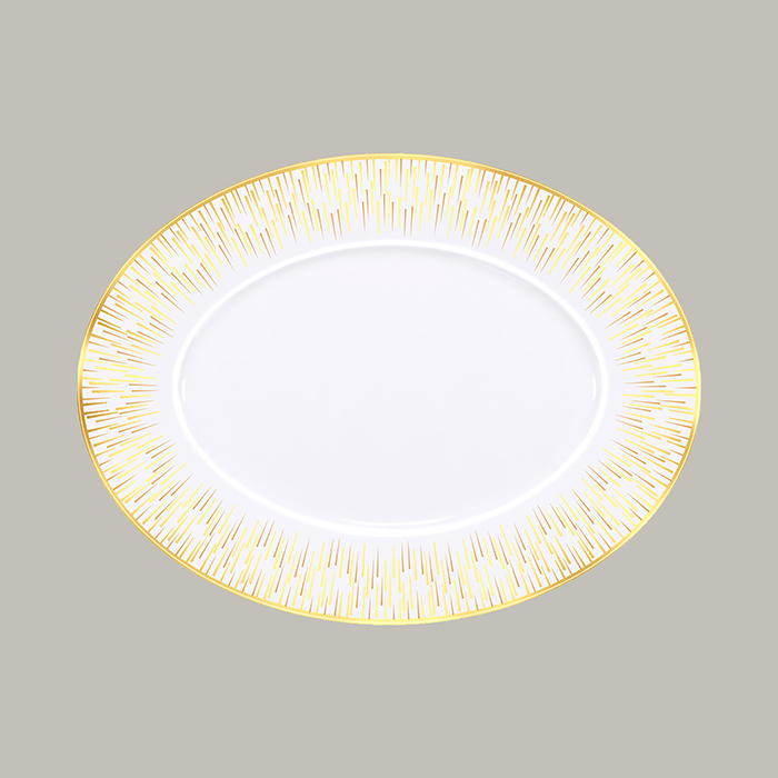 Servierplatte GOLD DROP, oval