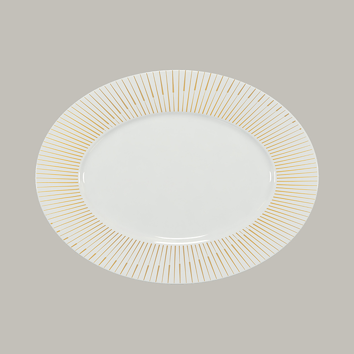 Servierplatte GOLDEN RAY, oval