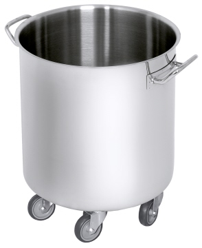 Abfallbehälter, mit Rollen