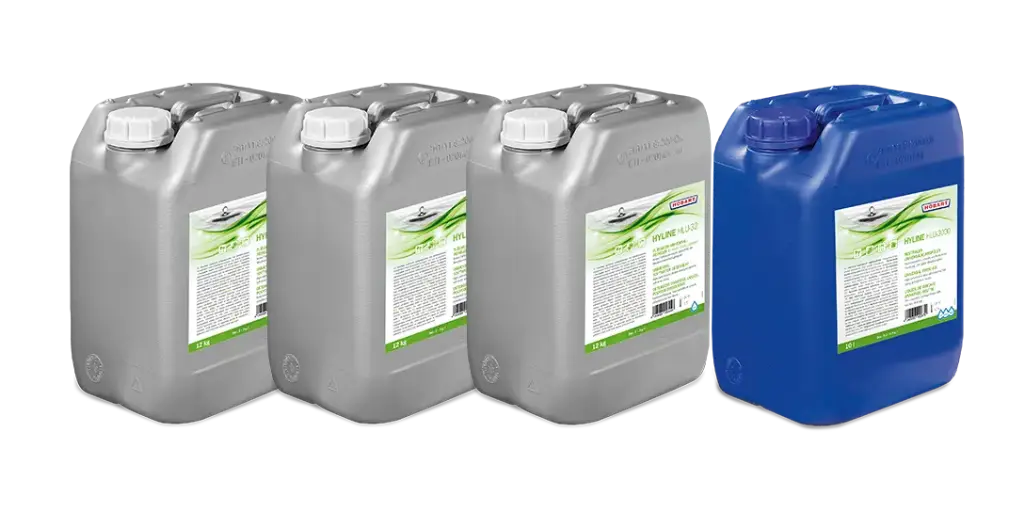 Starter-Paket HLSU-1/ 3x12kg Reiniger/                1x 10 L Klarspüler