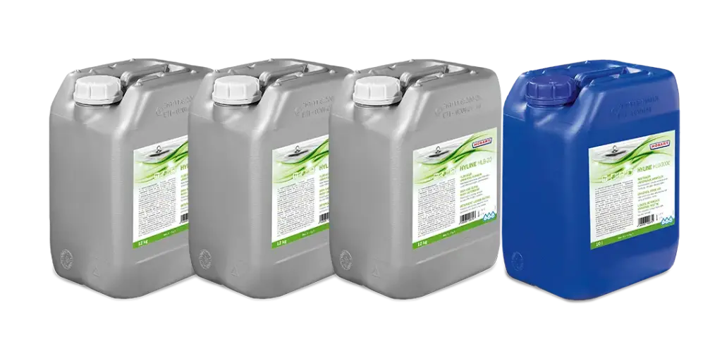 Starter-Paket HLSU-2/ 3x12kg Reiniger / 1x10L Klarspüler