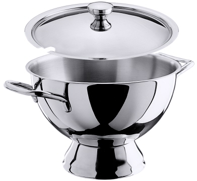 Suppenterrinen, mit Fuß