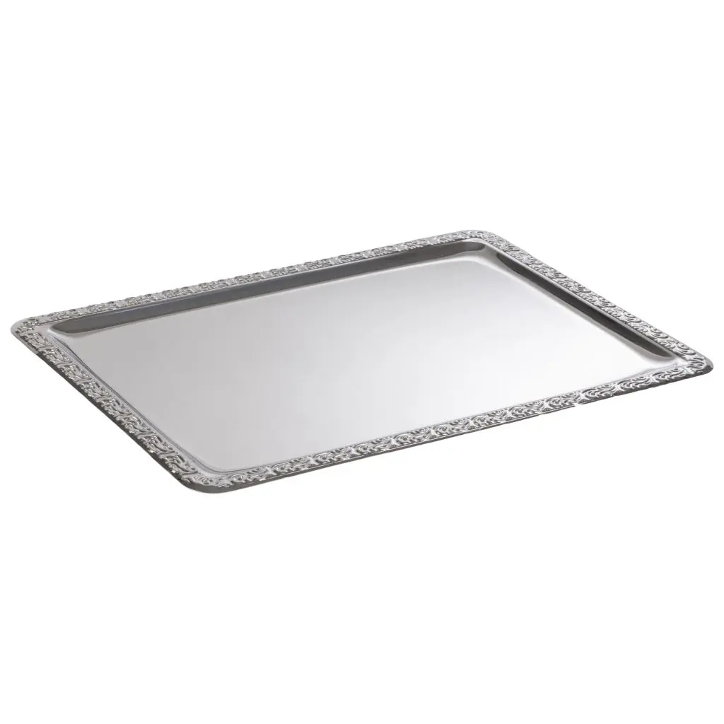 Tabletts 'Schöner Essen', mit Dekorrand