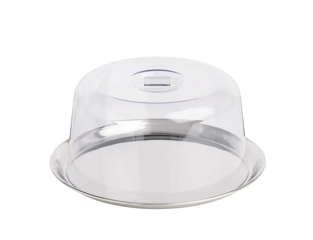 Tablett mit Haube, rund