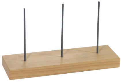 Bon -/ Zettelspieß, mit Holzfuß