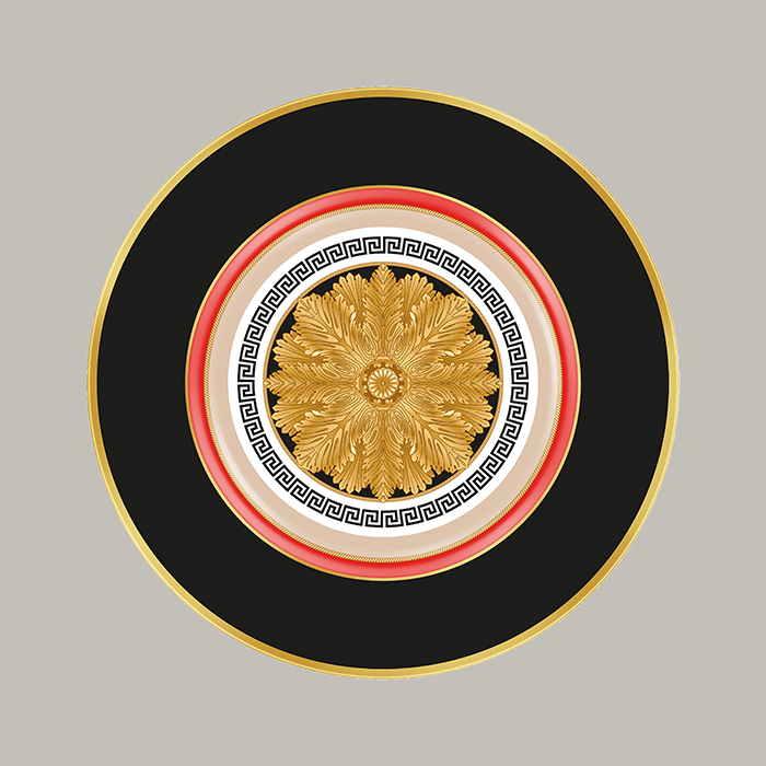 Teller AMAZON flach, rund mit Rand