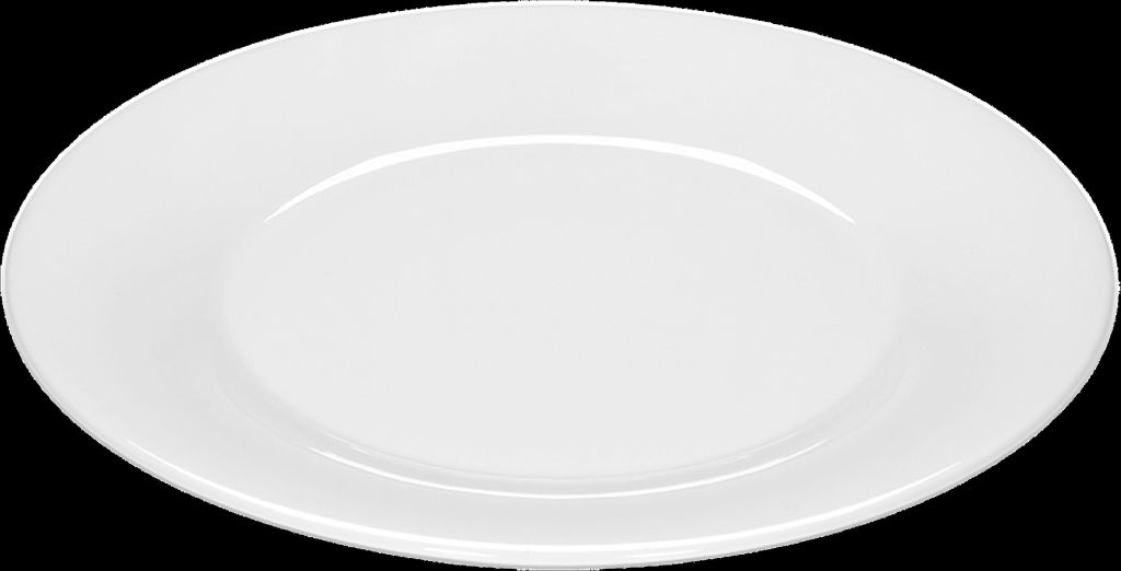 Teller AVANTGARDE flach, rund mit Fahne