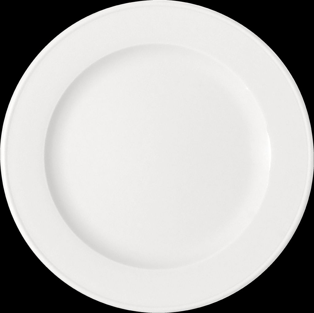 Teller BONN/BISTRO flach, rund mit Fahne