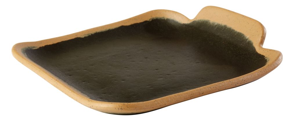 Teller 'Crocker' flach, eckig