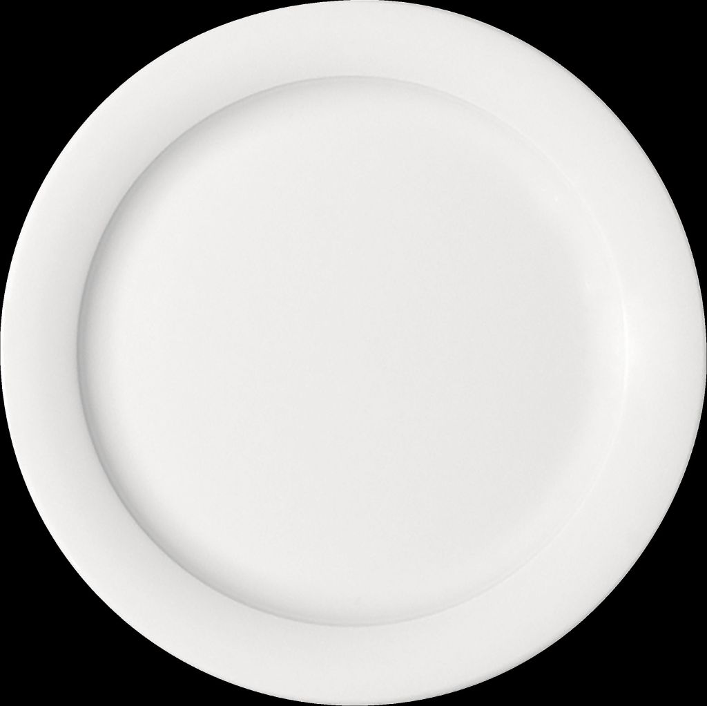 Teller DIMENSION flach, rund und mit Fahne