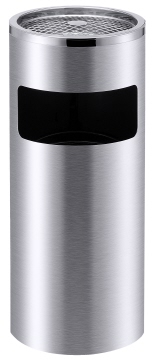 Papierkorb, mit Aschenbecher