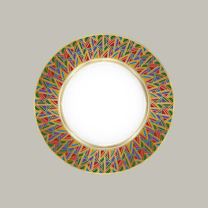 Teller FUTURA flach, rund mit Rand