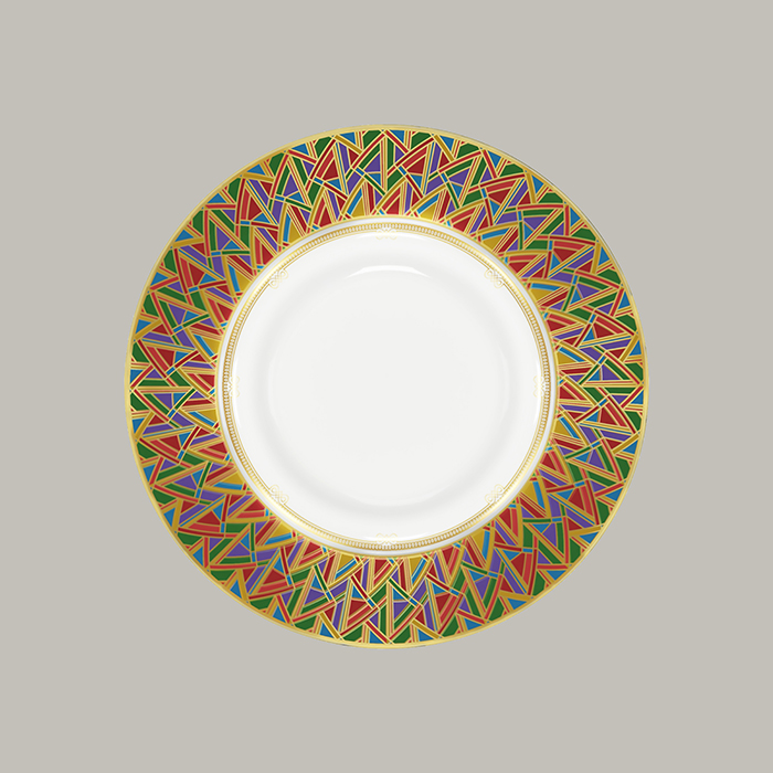 Teller FUTURA tief, rund mit Rand