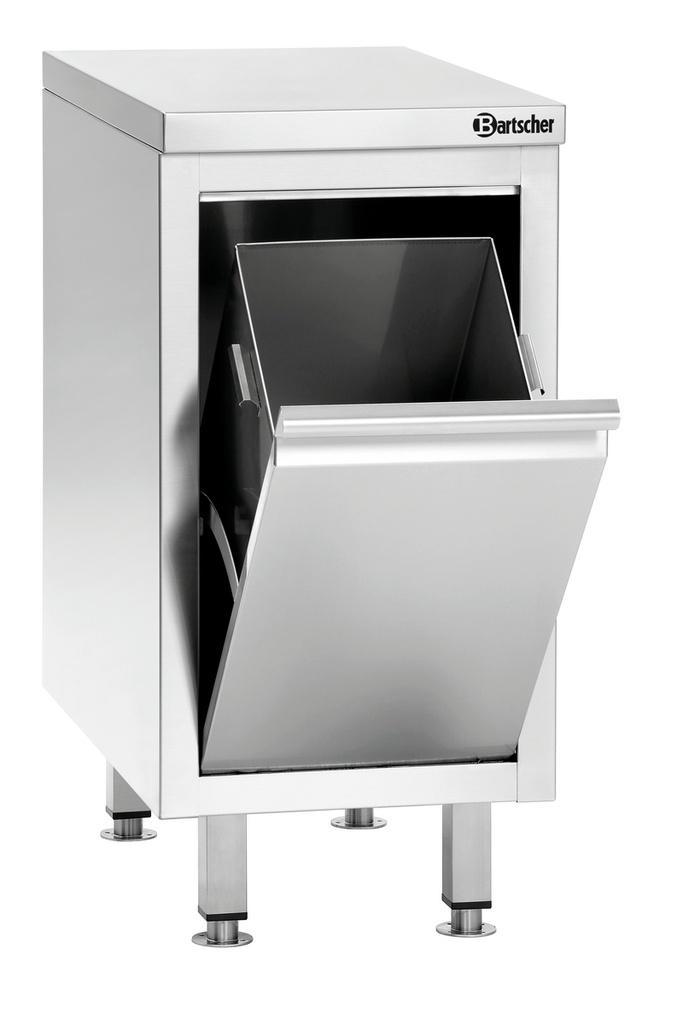 Abfalleimerschrank, mit/ohne Aufkantung