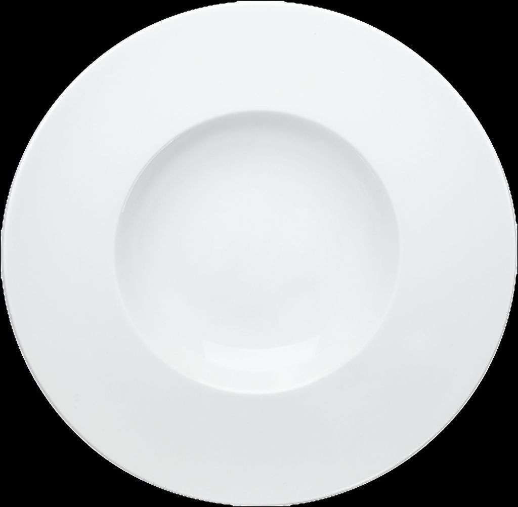 Teller GRACE tief, rund mit Fahne