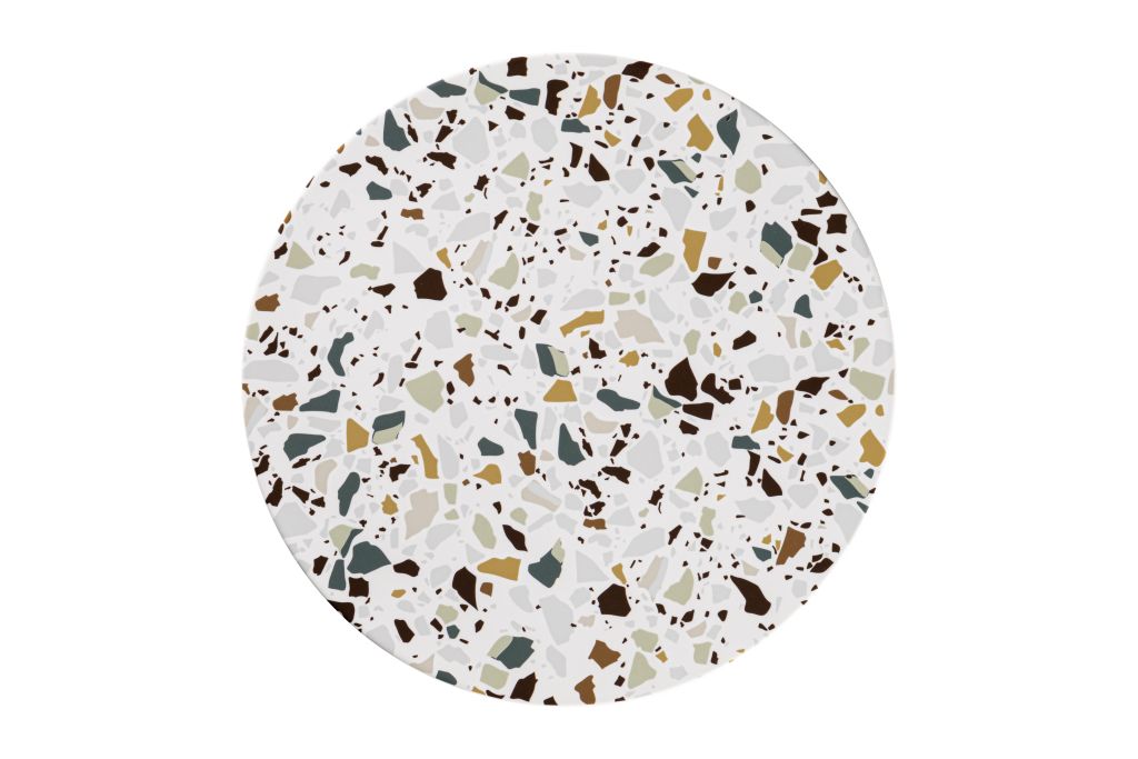 Teller KERRAZZO flach, rund