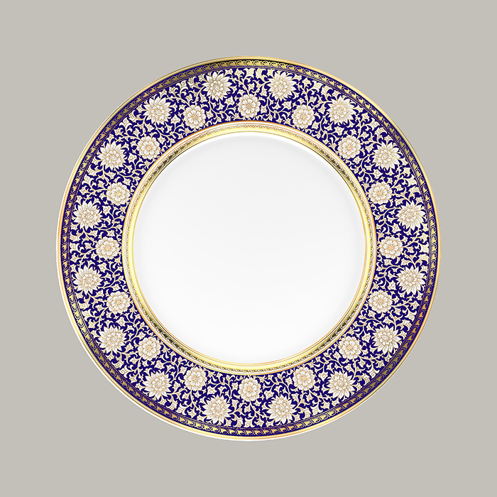 Teller MAGNOLIA flach, rund mit Rand