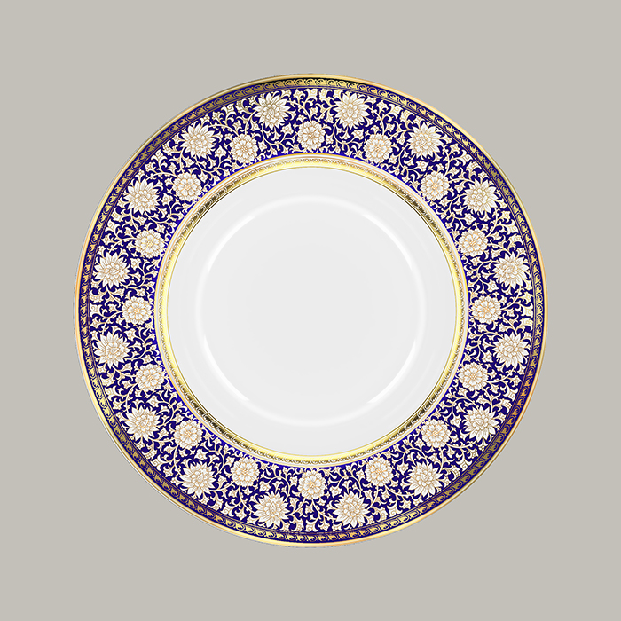 Teller MAGNOLIA tief, rund mit Rand