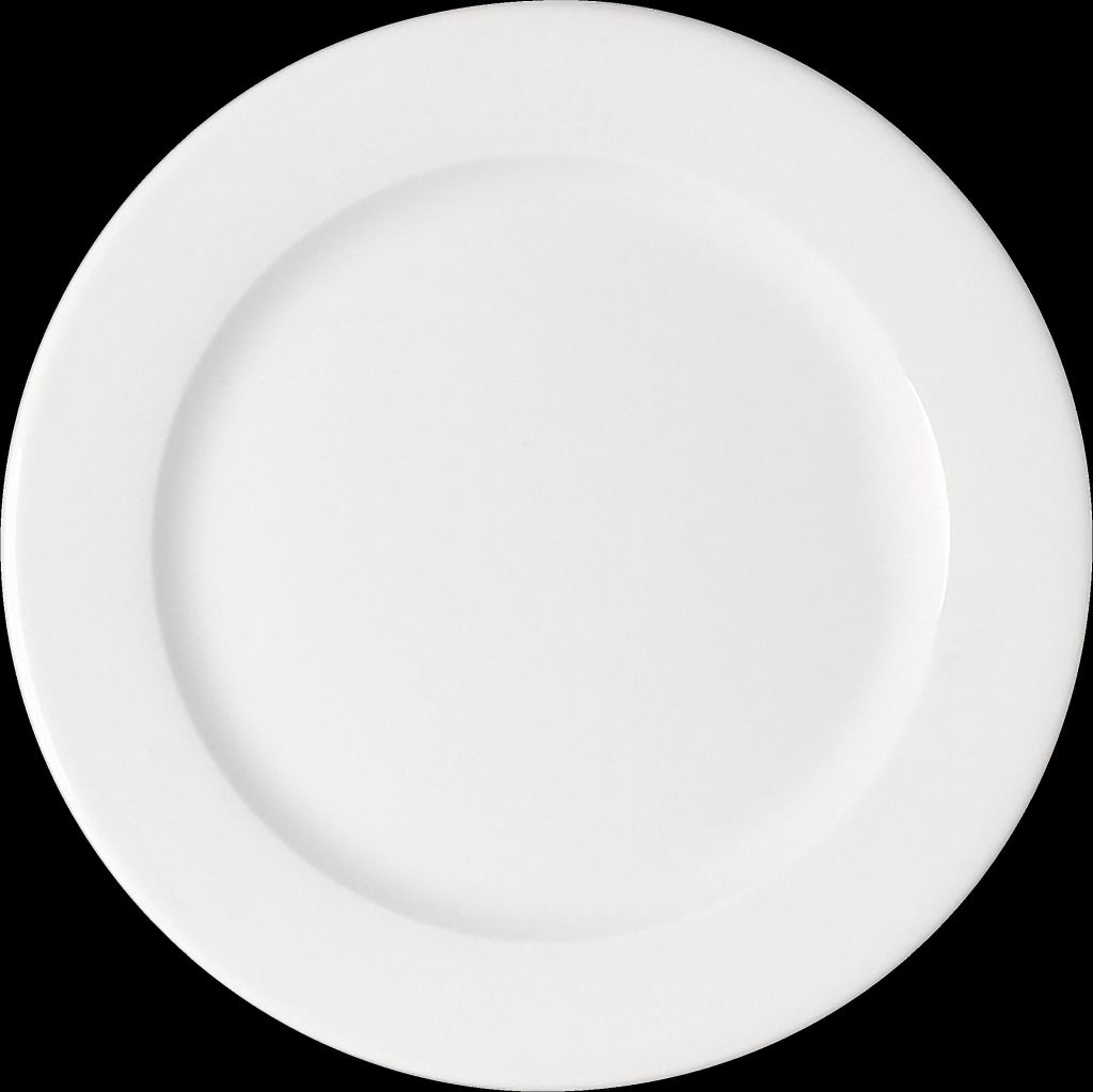 Teller MAITRE flach, rund mit Fahne