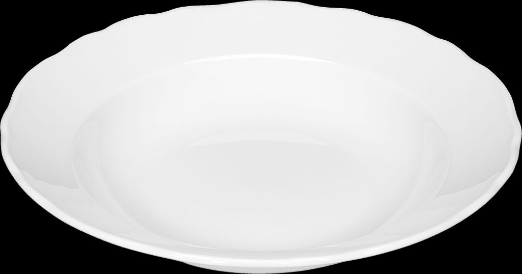 Teller MARIE CHRISTINE tief, rund mit Fahne