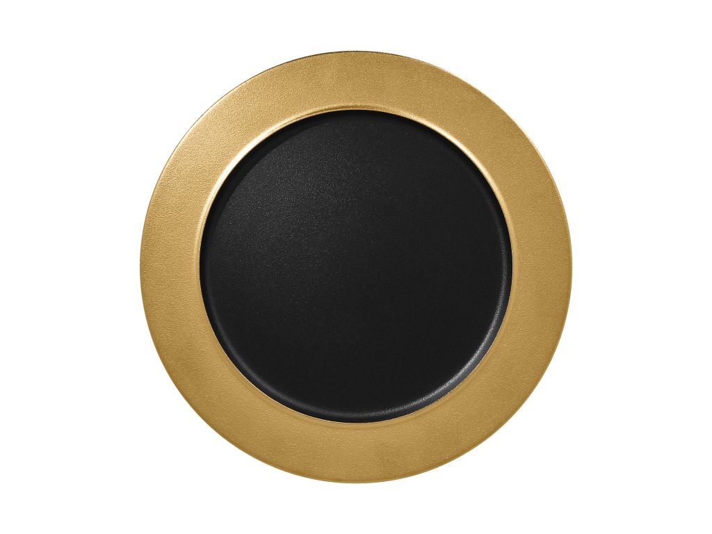 Teller METALFUSION flach, rund mit Rand