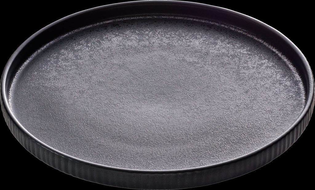 Teller NARA 'Relief' flach, rund