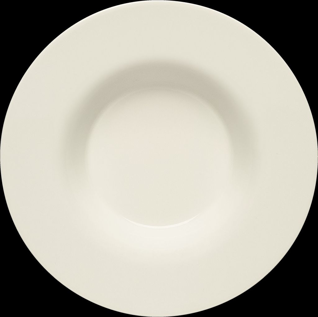 Teller PURITY tief, rund mit Fahne