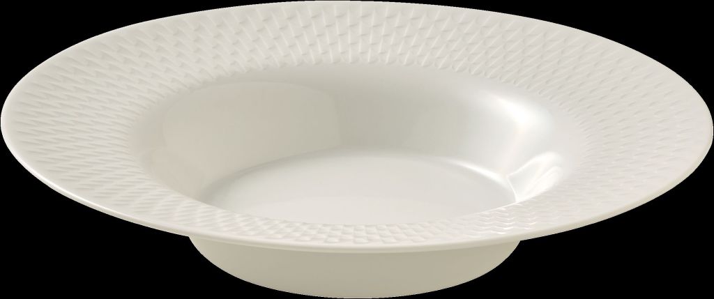 Teller PURITY REFLECTIONS tief, rund mit Fahne