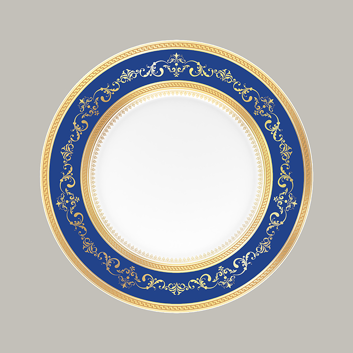 Teller ROYAL DINE flach, rund mit Rand