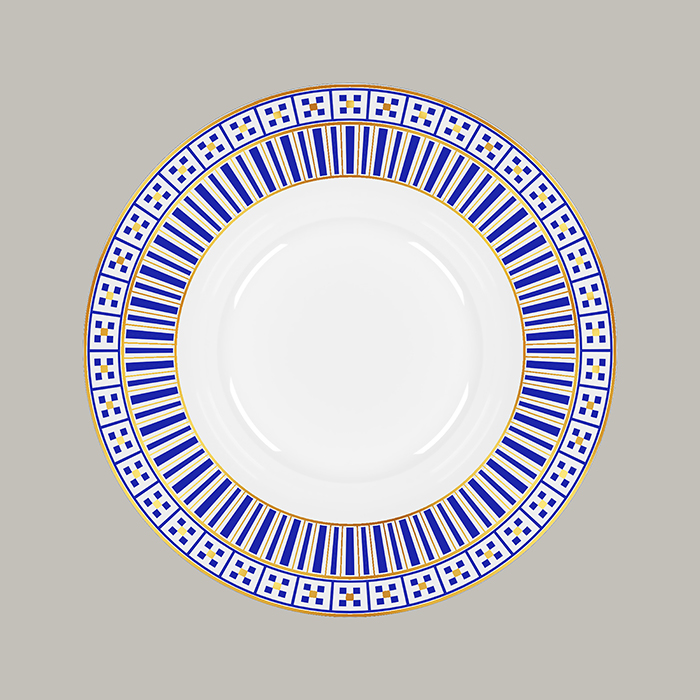 Teller SERENE tief, rund mit Rand