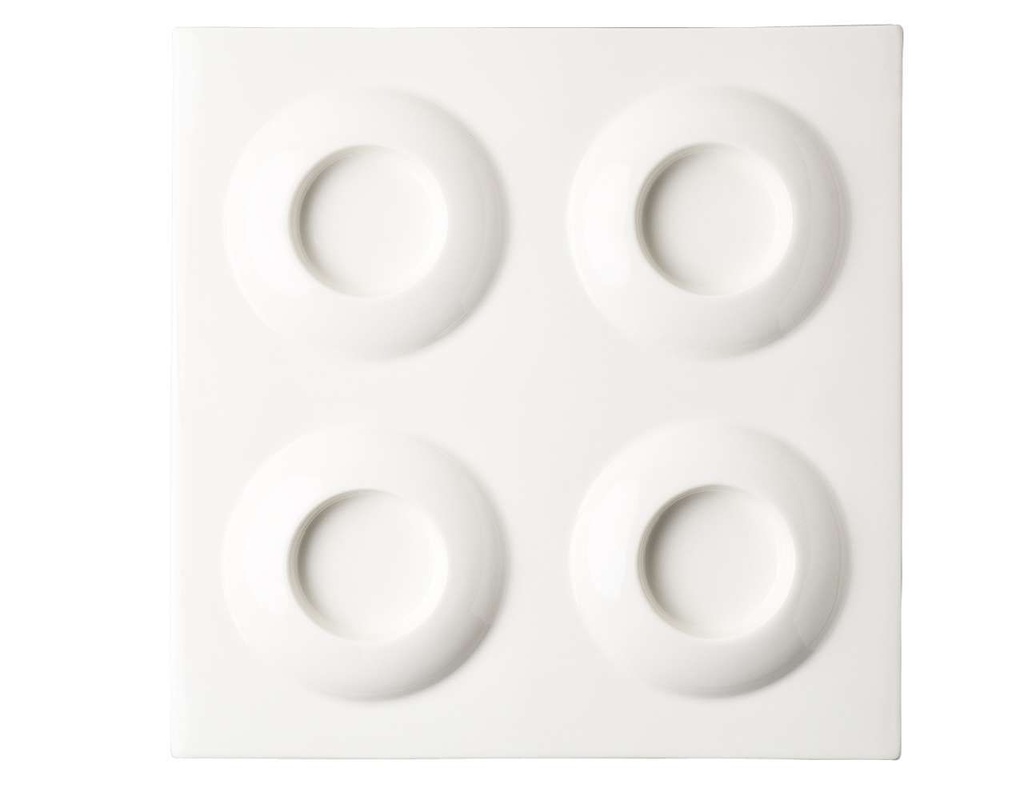 Teller ALLSPICE Tarragon tief, quadratisch