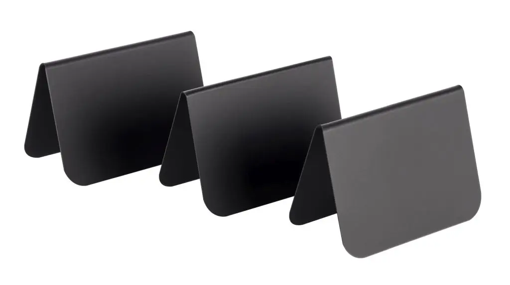 Tischaufsteller-Set, 10 Stück