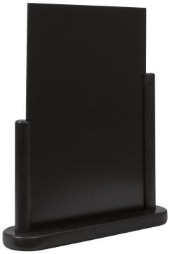 Tischaufsteller Kreidetafeln, schwarz