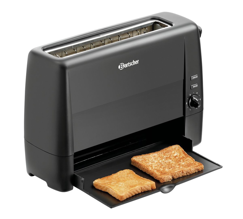 Toaster, mit Toast-Rutsche