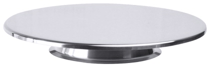 Tortenplatten, mit flachem breiten Fuß