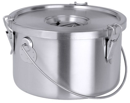 Transportbehälter, mit Überdruckventil