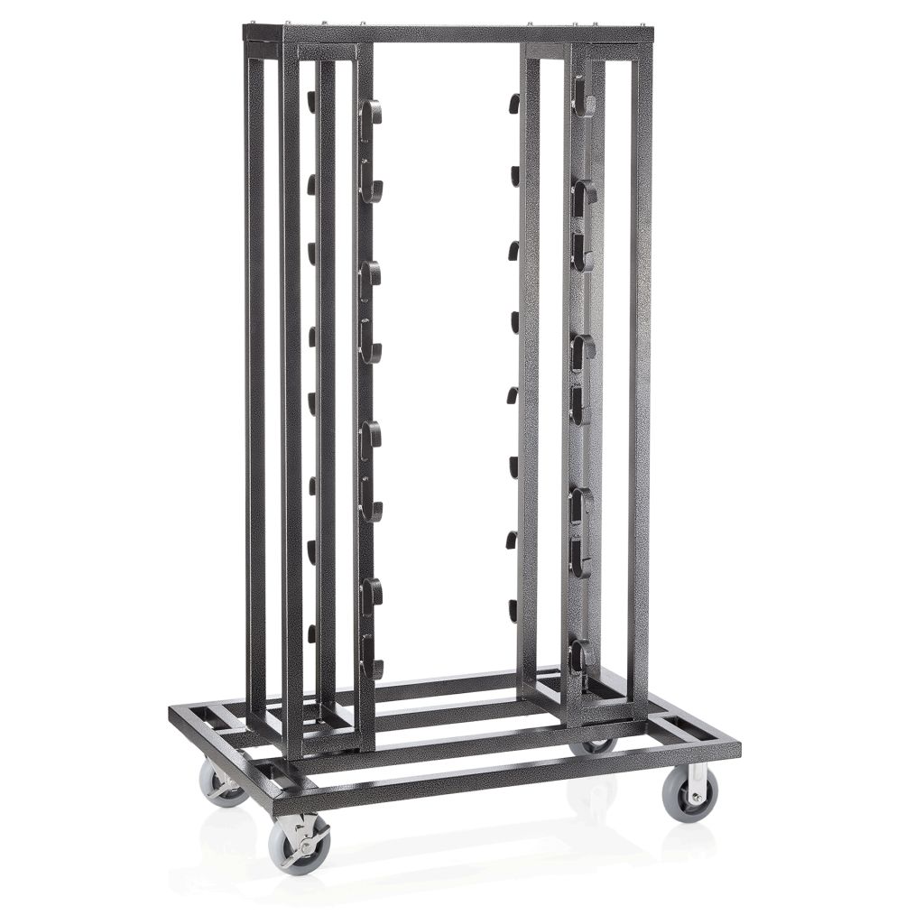 Transportwagen, für 16 Abgrenzungspfosten