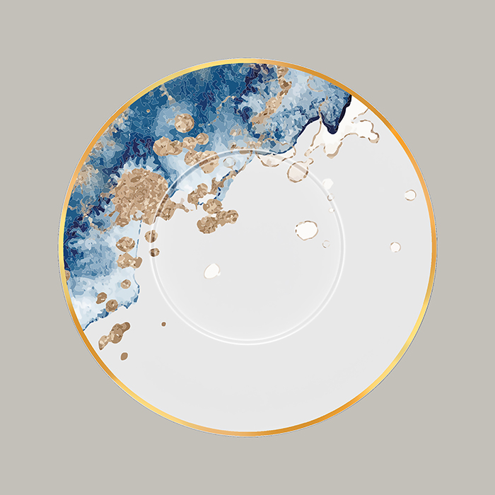 Untertasse OCEAN GOLD, für Suppentasse