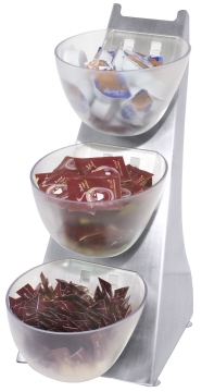 Verkaufsschütte, mit 3 Fächern