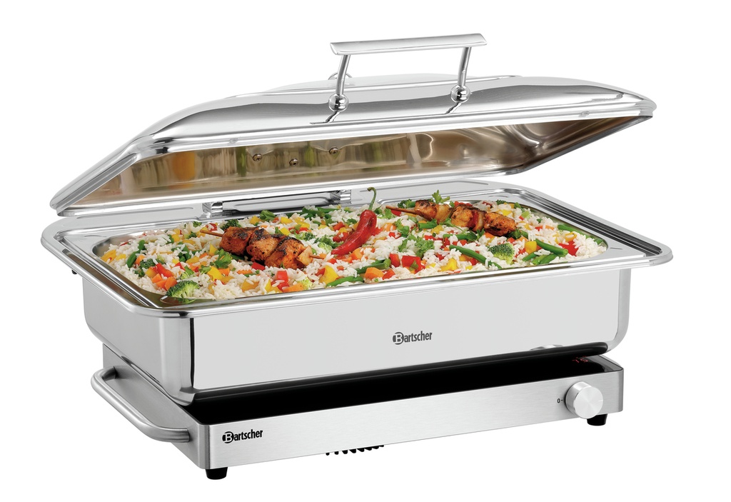 Warmhalteplatte Induktion, mit Tragegriff